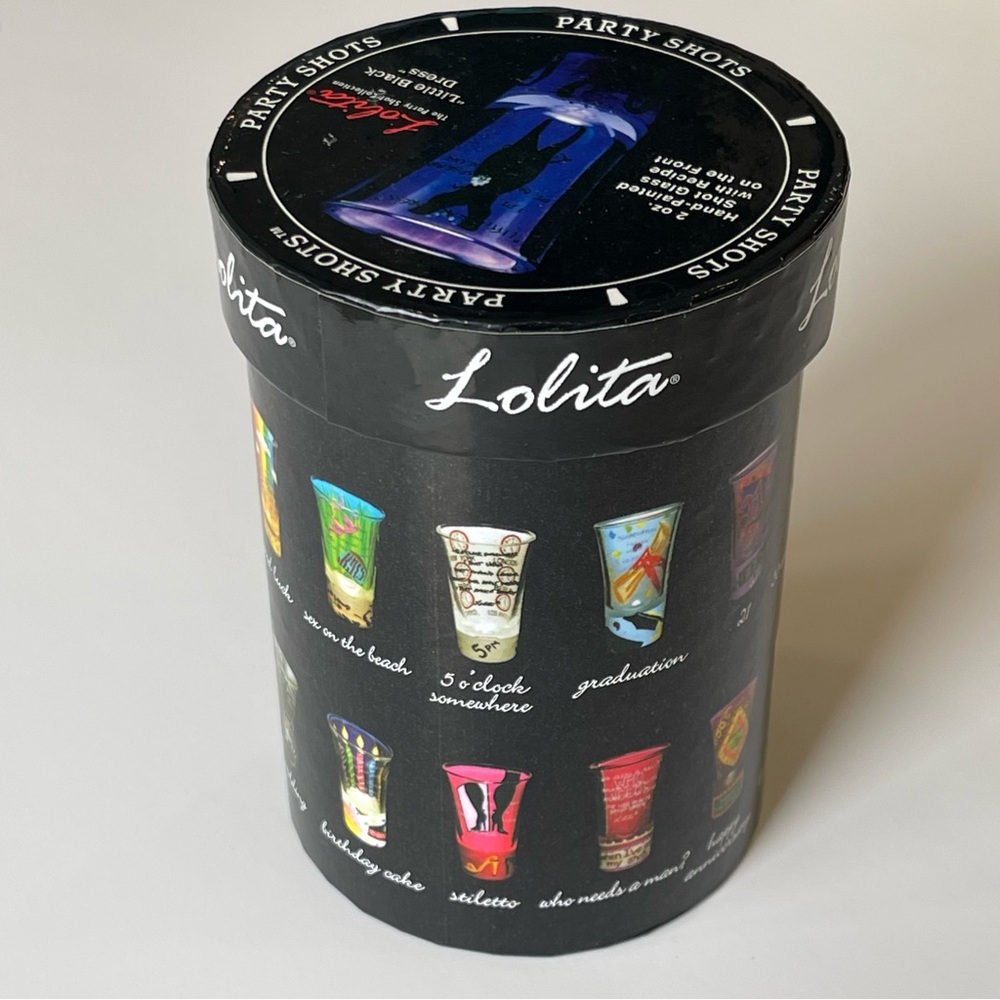 Lolita Party Shots Collection - little black dress shot glass new HTF